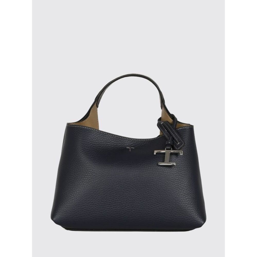 Tod's Women Grained Leather Handbag Tod's With Removable Strap And Charm